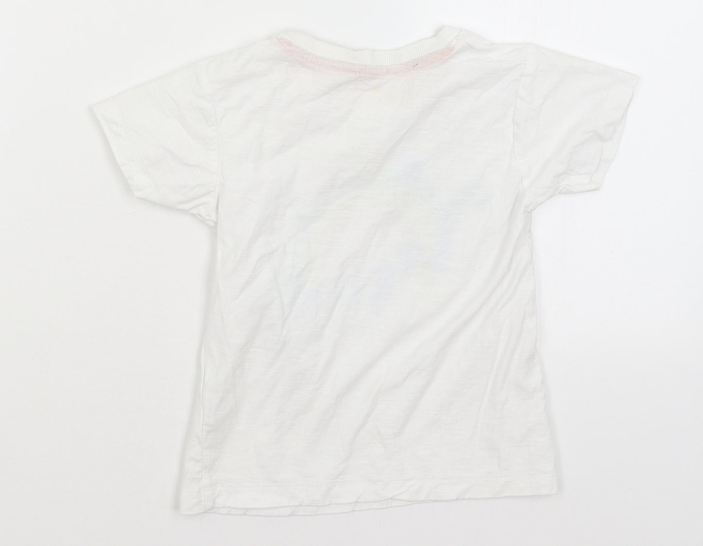 Matalan Girls White   Basic T-Shirt Size 2-3 Years  - Be Kind