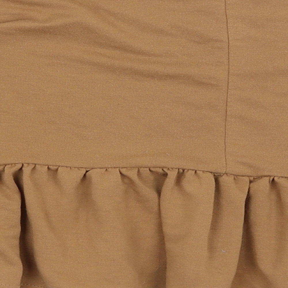Boohoo Womens Brown   Pullover Jumper Size 8