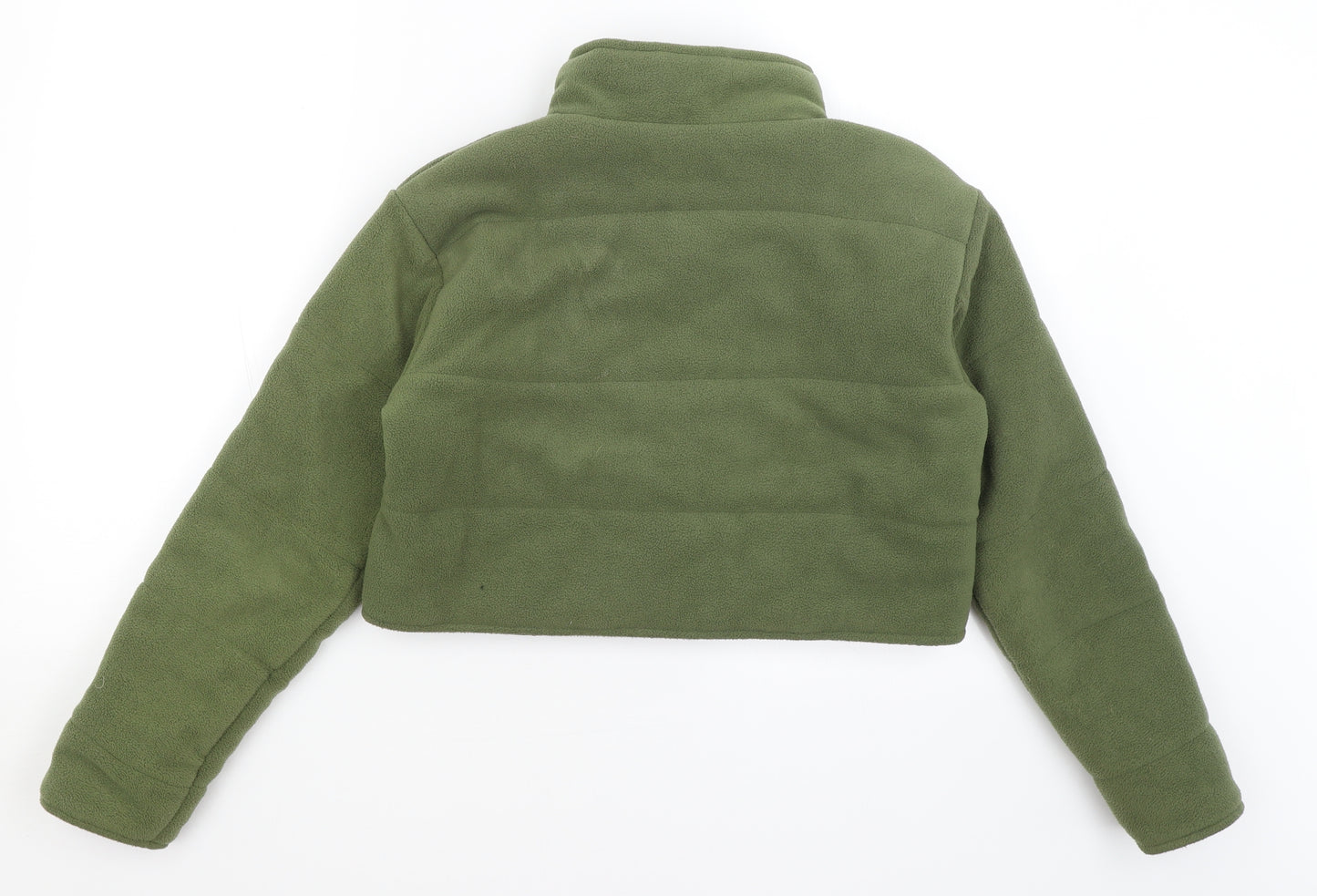 Boohoo Womens Green   Puffer Jacket Coat Size 8