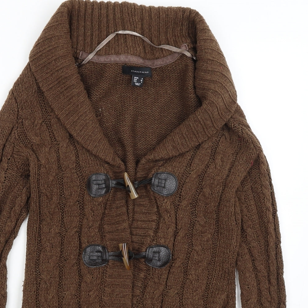 Atmosphere Womens Brown   Cardigan Jumper Size 8