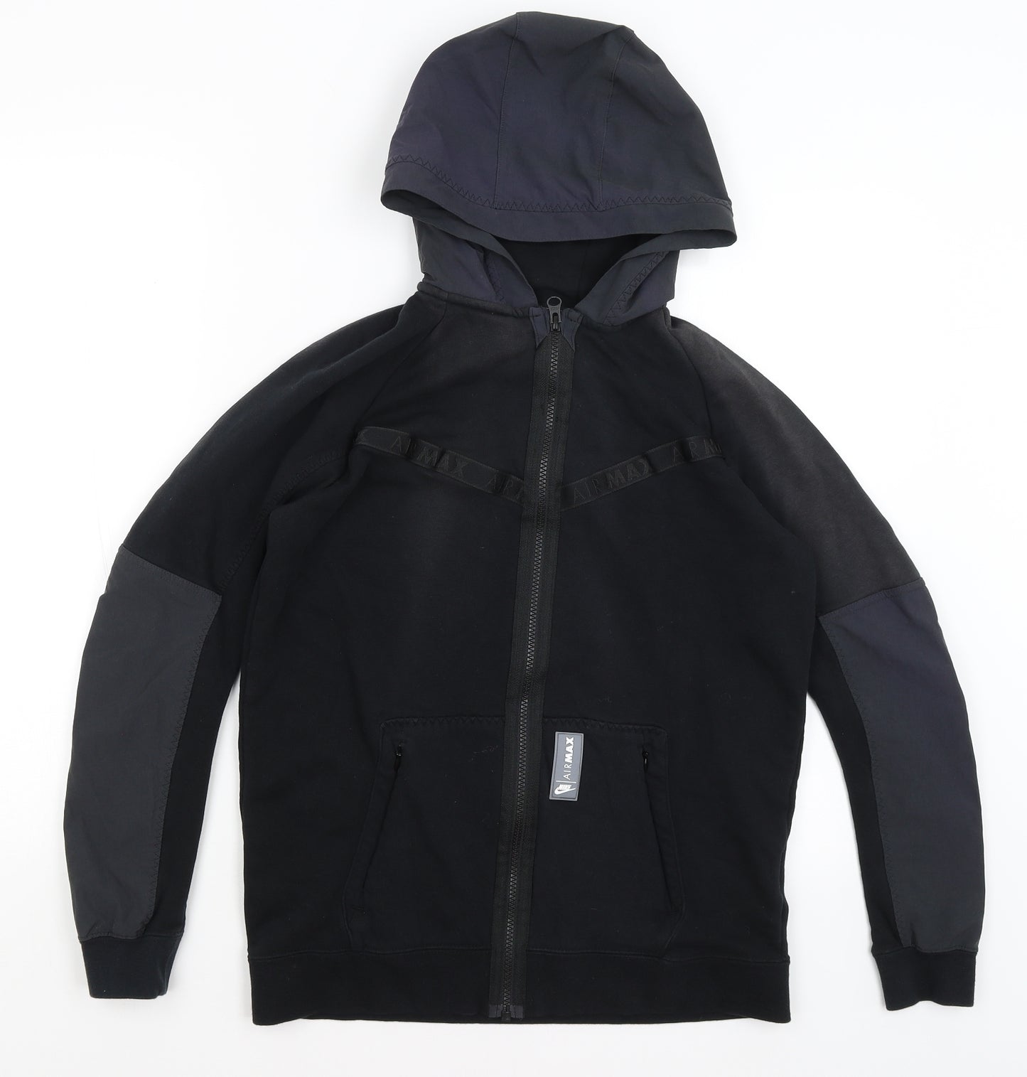 Nike Boys Black   Full Zip Hoodie Size 13-14 Years
