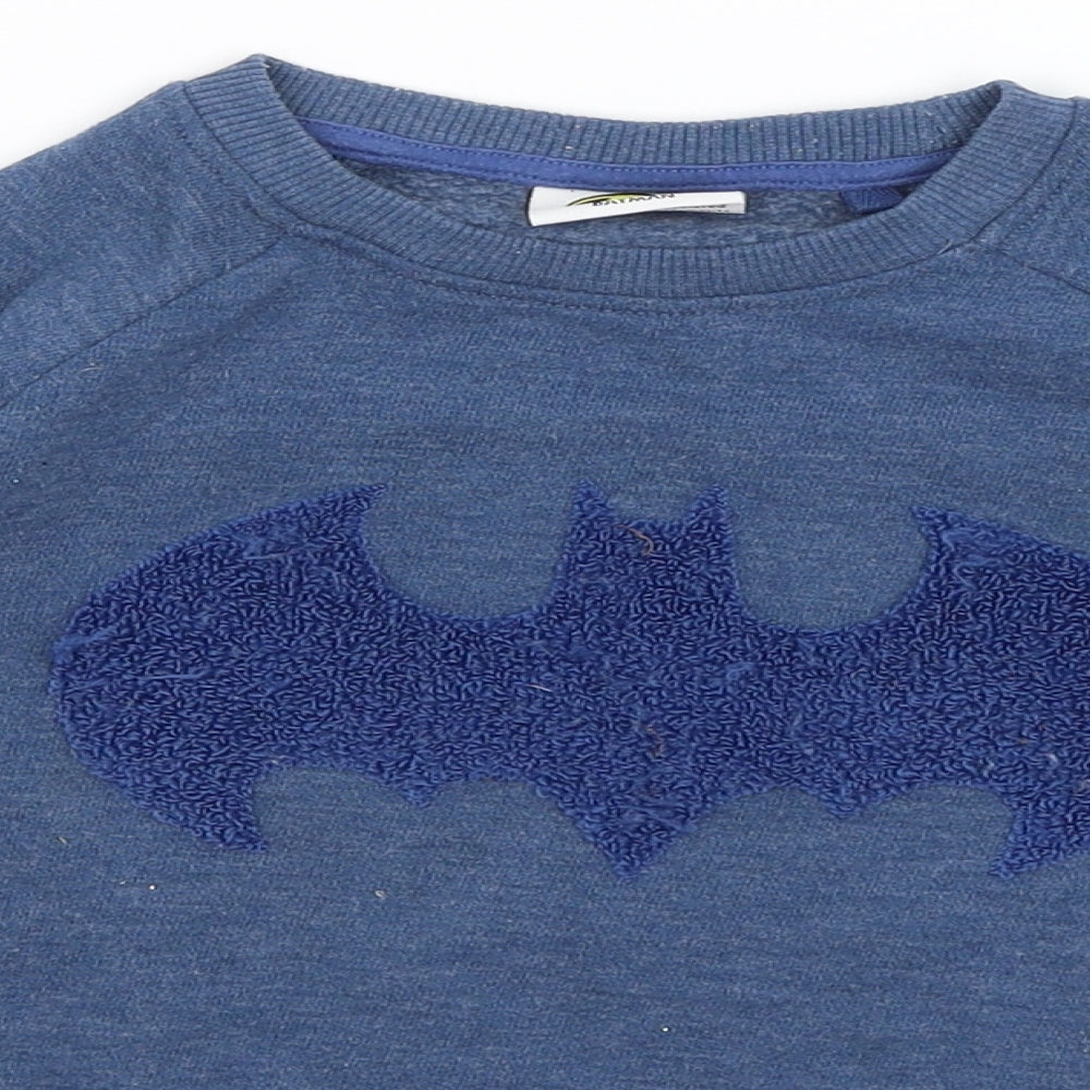 NEXT Boys Blue   Pullover Jumper Size 6-7 Years  - Batman