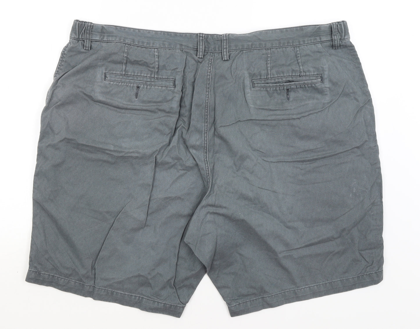 Maine Mens Grey   Chino Shorts Size 46 in