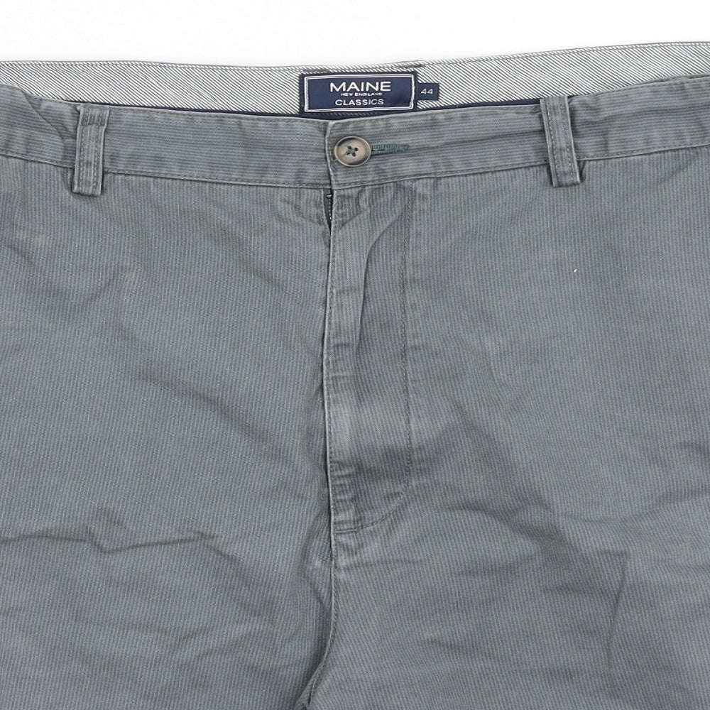 Maine Mens Grey   Chino Shorts Size 44 in