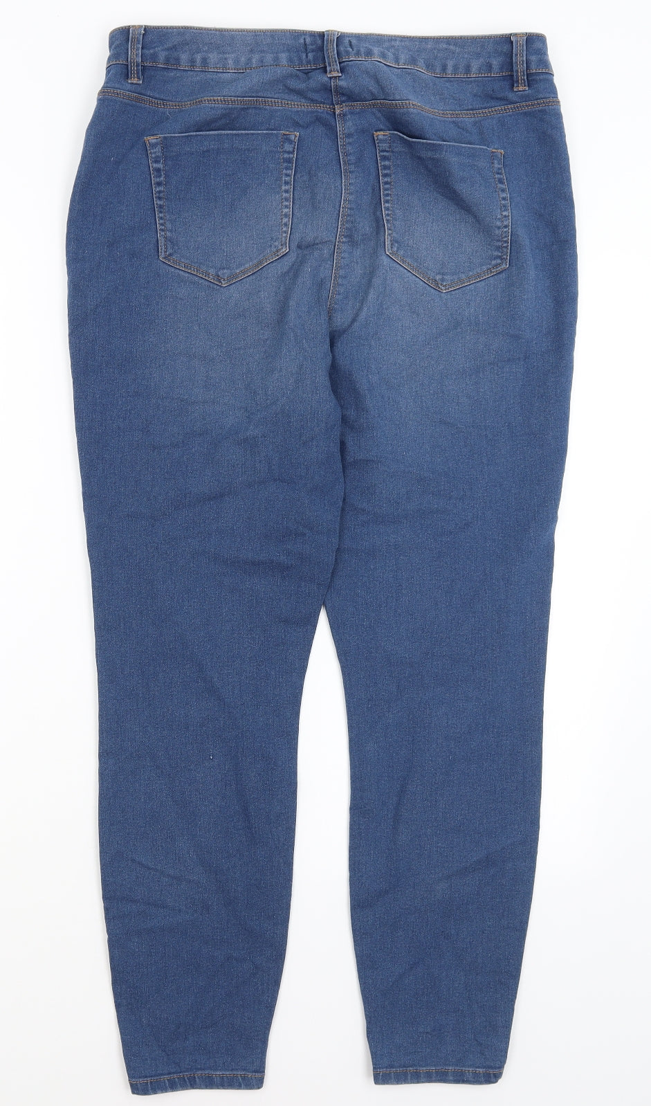 Papaya Womens Blue   Mom Jeans Size 14 L27 in