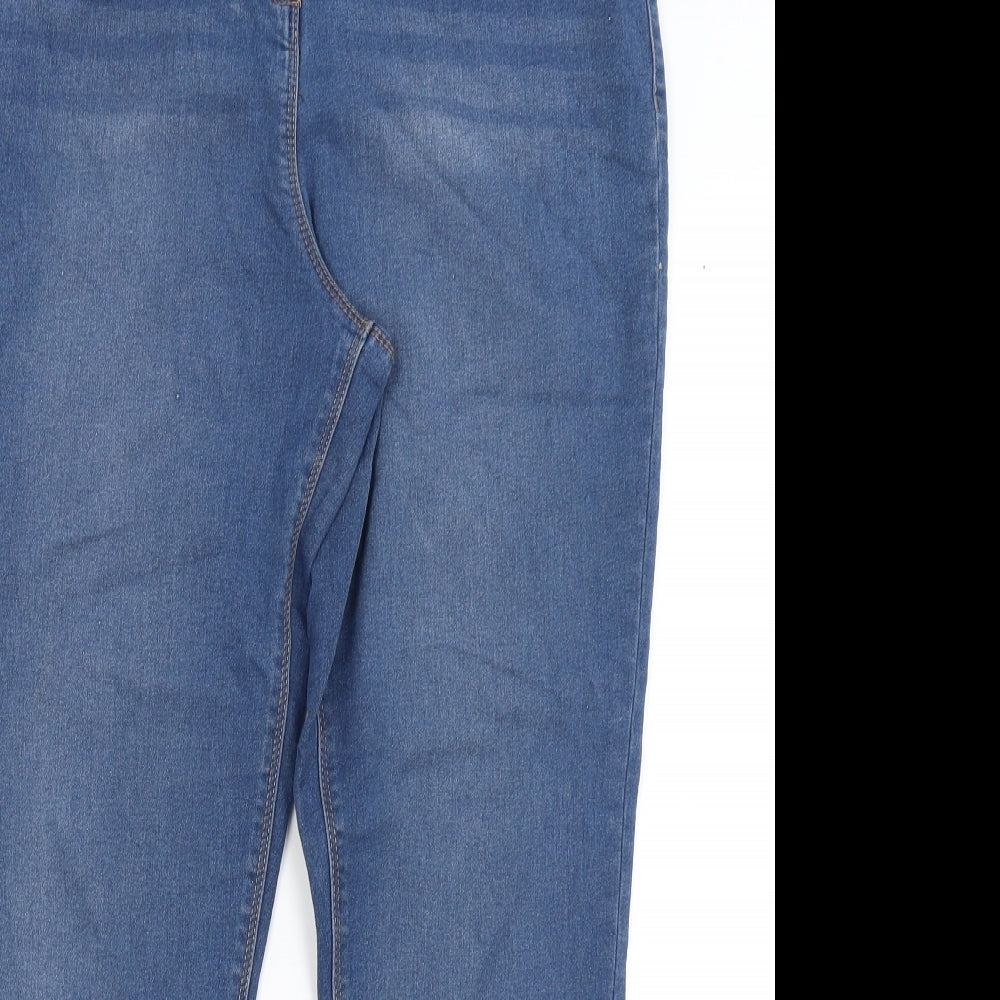 Papaya Womens Blue   Mom Jeans Size 14 L27 in
