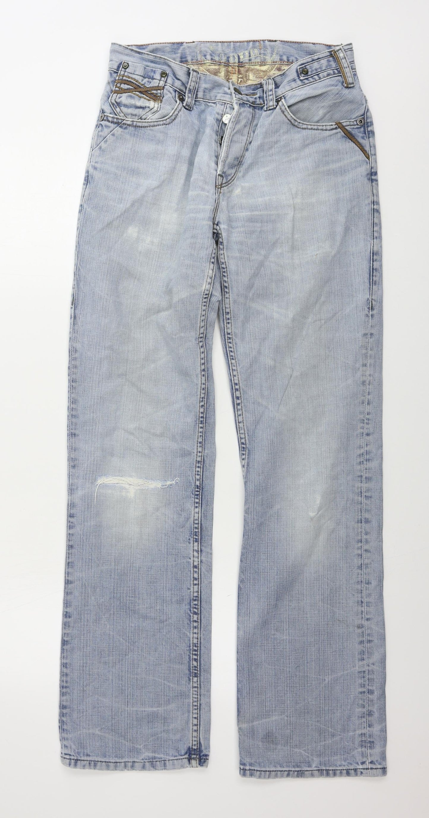 River Island  Womens Blue   Flared Jeans Size 30 in L32 in