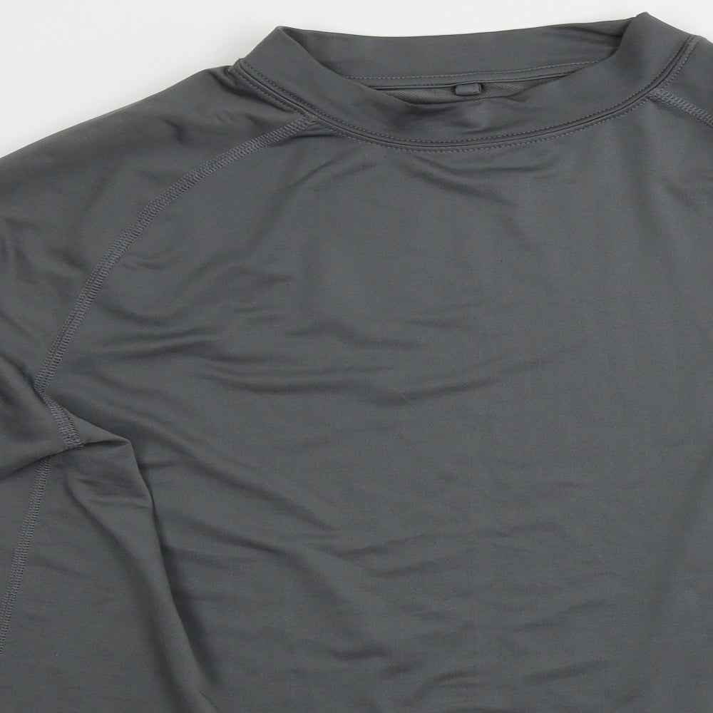 Crane Mens Grey    T-Shirt Size M