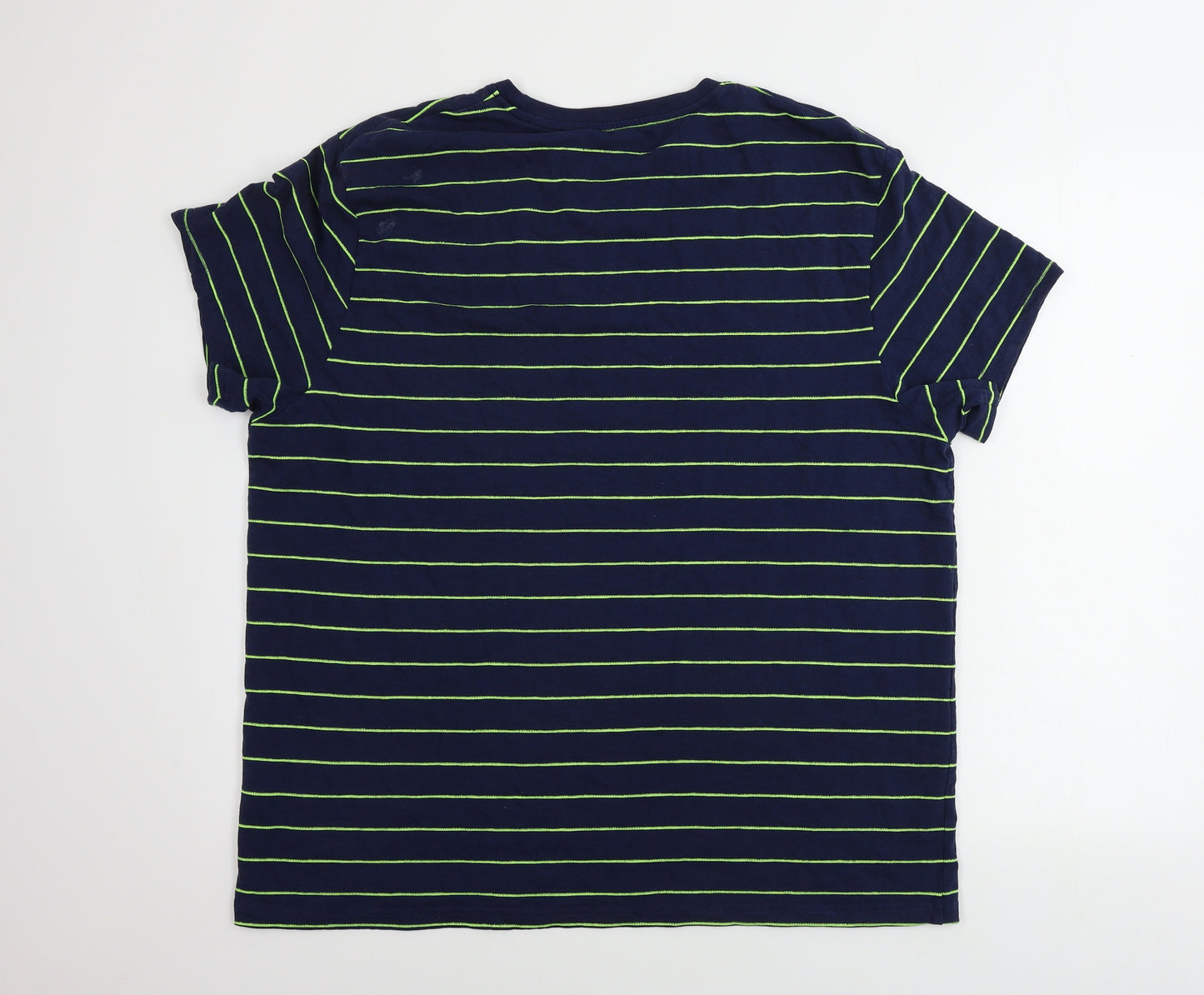 Redherring    Mens Black Striped   T-Shirt Size XL