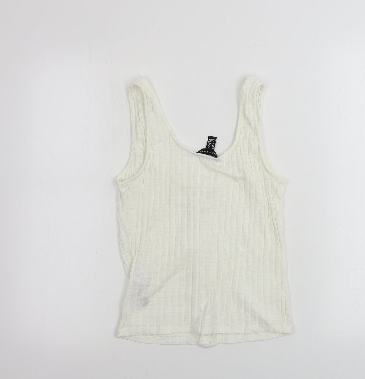 New Look Womens Ivory   Basic Tank Size 10