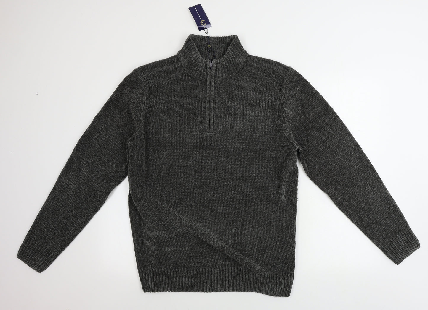 Matalan  Mens Grey   Henley Jumper Size M