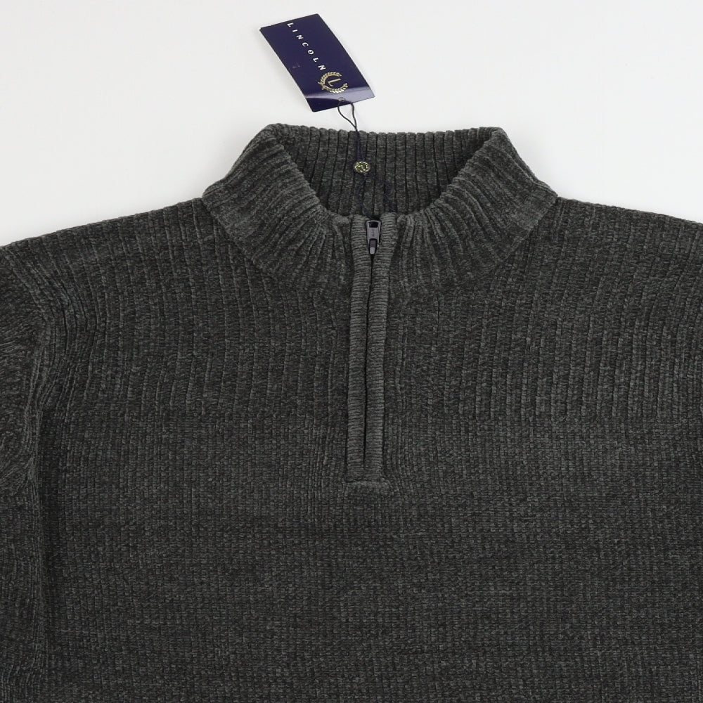 Matalan  Mens Grey   Henley Jumper Size M