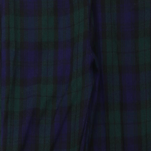 Preworn  Mens Blue Check  Trousers  Size M L25 in
