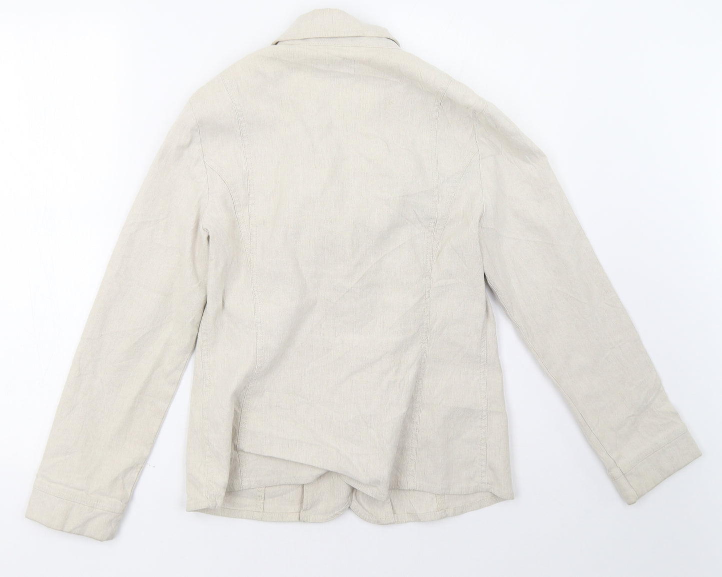 Marks and Spencer Womens Beige   Jacket  Size 14