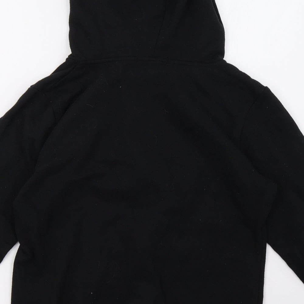 Primark Womens Black   Full Zip Hoodie Size 12