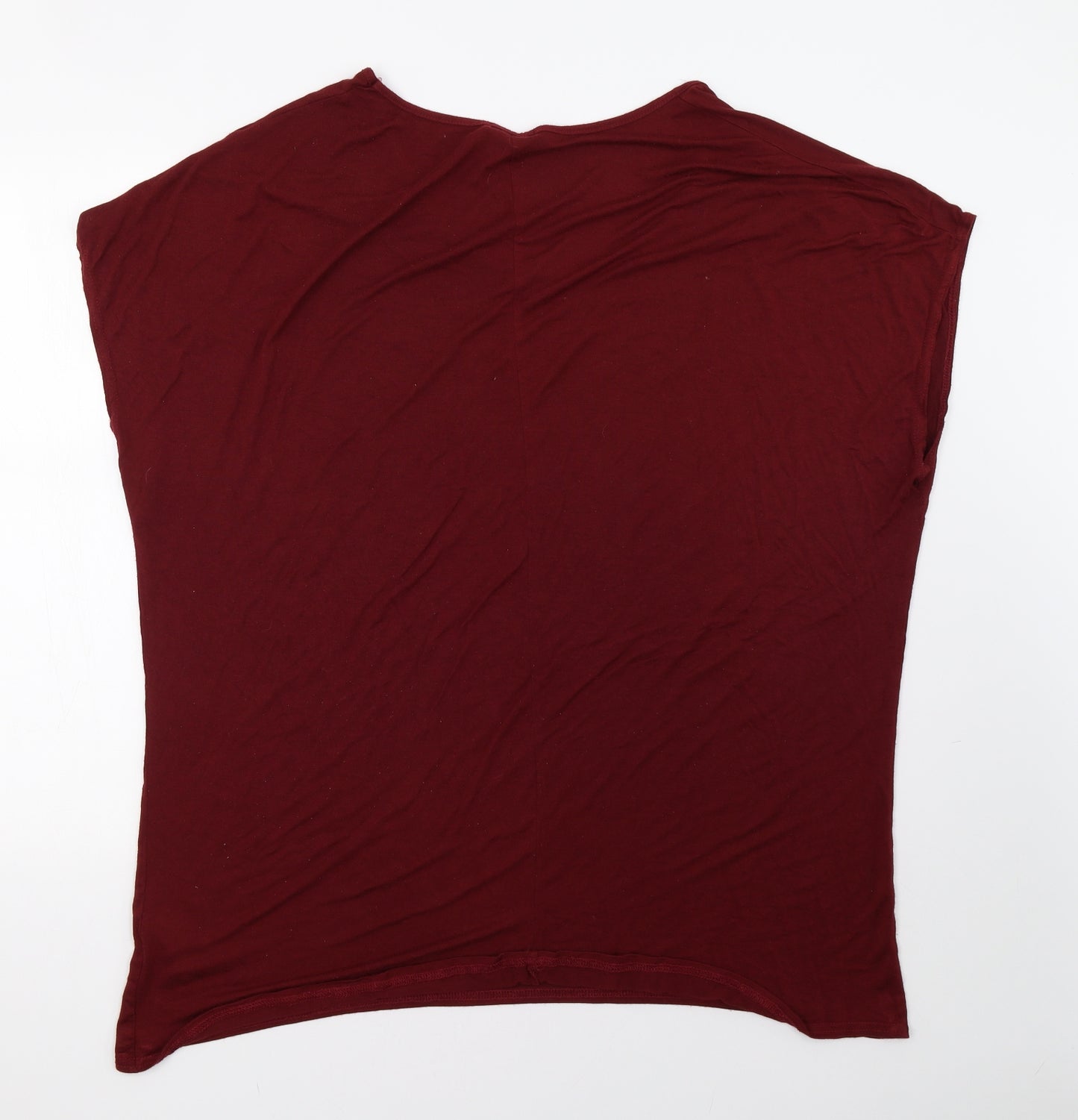 Boohoo Womens Red   Basic T-Shirt Size 18