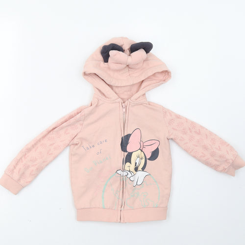 Disney Baby Girls Pink  Ramie Jacket  Size 24 Months  - Minnie Mouse