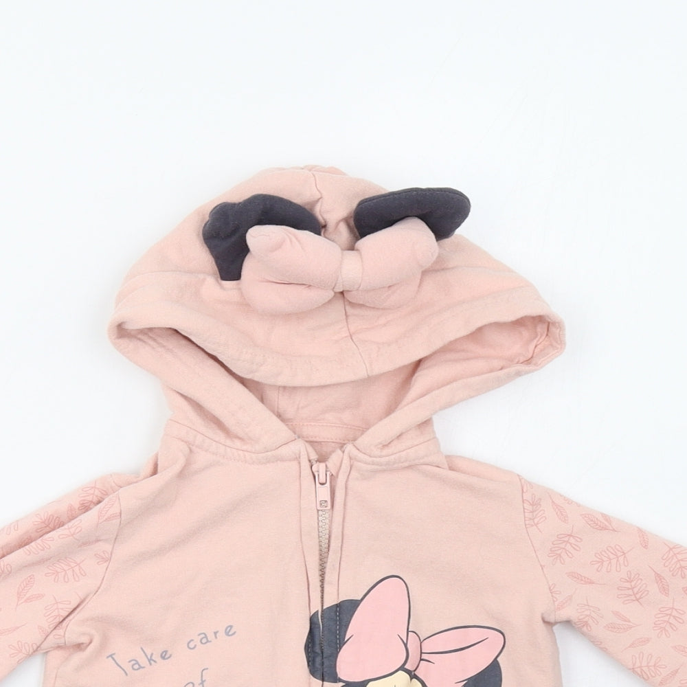 Disney Baby Girls Pink  Ramie Jacket  Size 24 Months  - Minnie Mouse