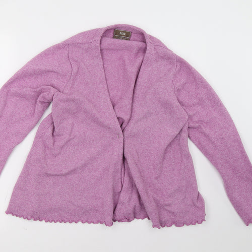 Marks and Spencer Womens Pink   Cardigan Jumper Size 22