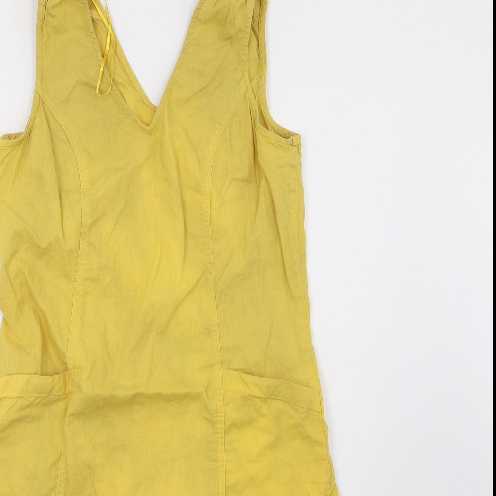 F&F Womens Yellow   A-Line  Size 6