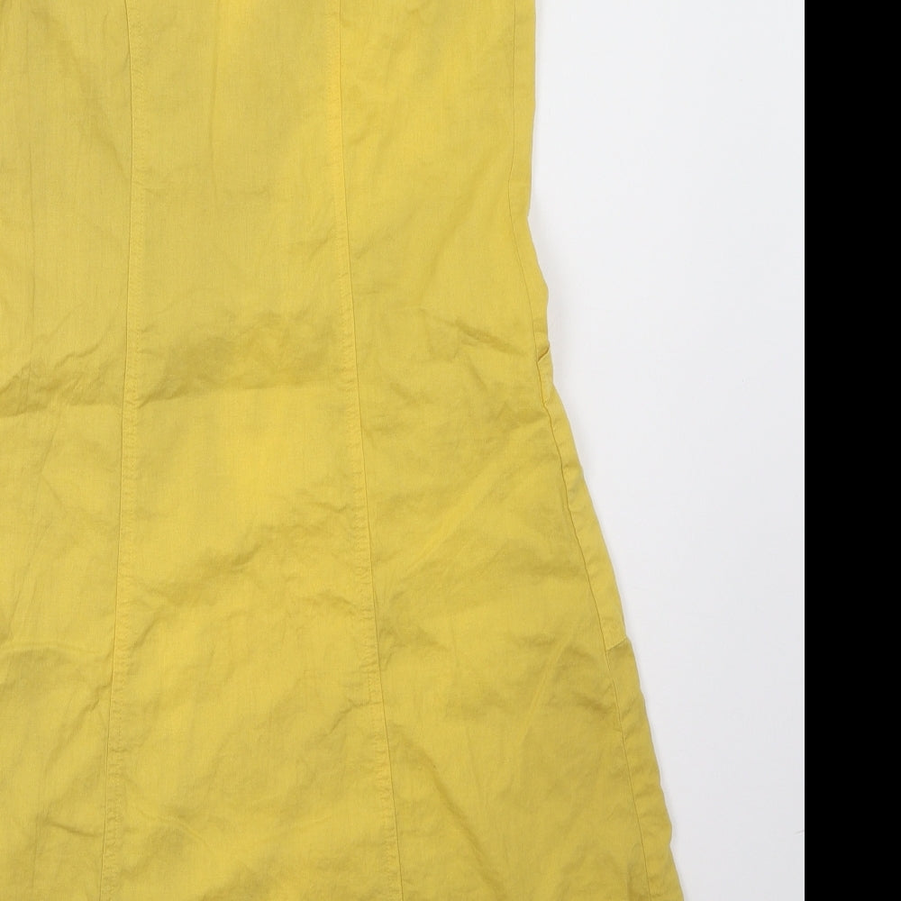 F&F Womens Yellow   A-Line  Size 6