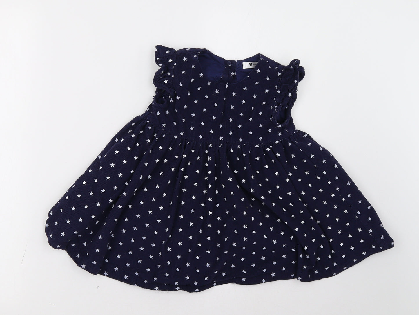 by very Girls Blue Polka Dot  A-Line  Size 2-3 Years