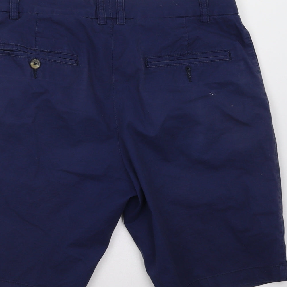 H&M Mens Blue   Chino Shorts Size 30