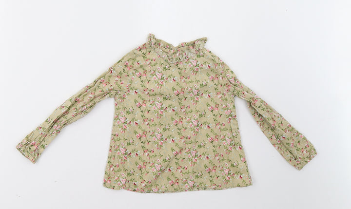 Ladybird Girls Beige Polka Dot  Pullover Sweatshirt Size 3-4 Years