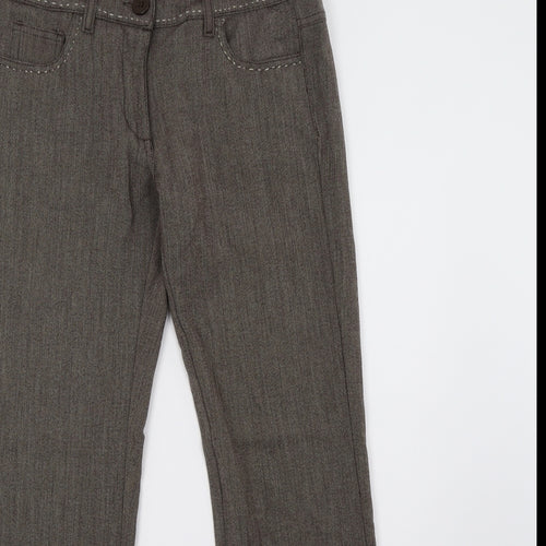 axxs Womens Brown   Trousers  Size 28 L29 in