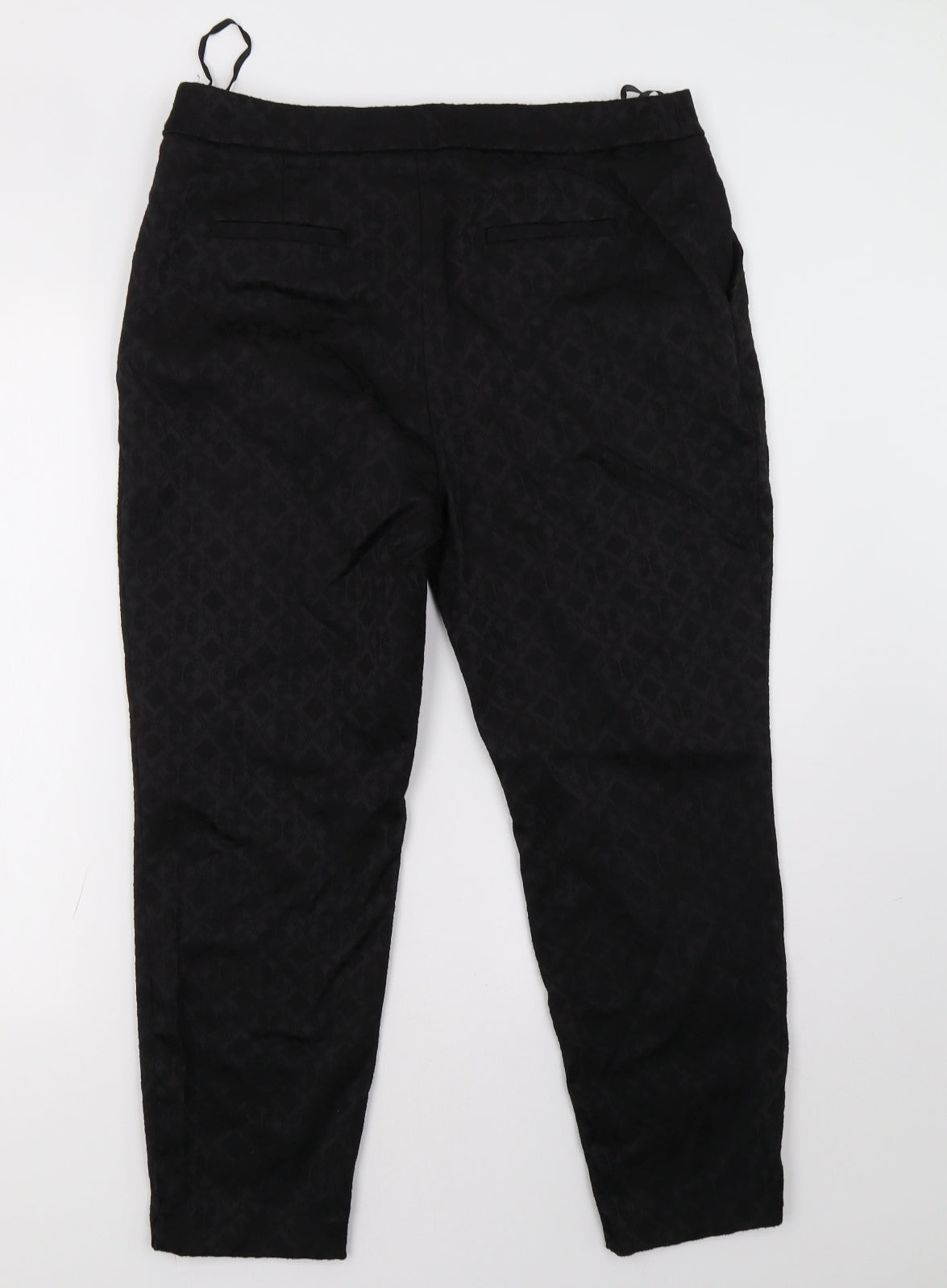Monsoon Womens Black   Trousers  Size 16 L28 in
