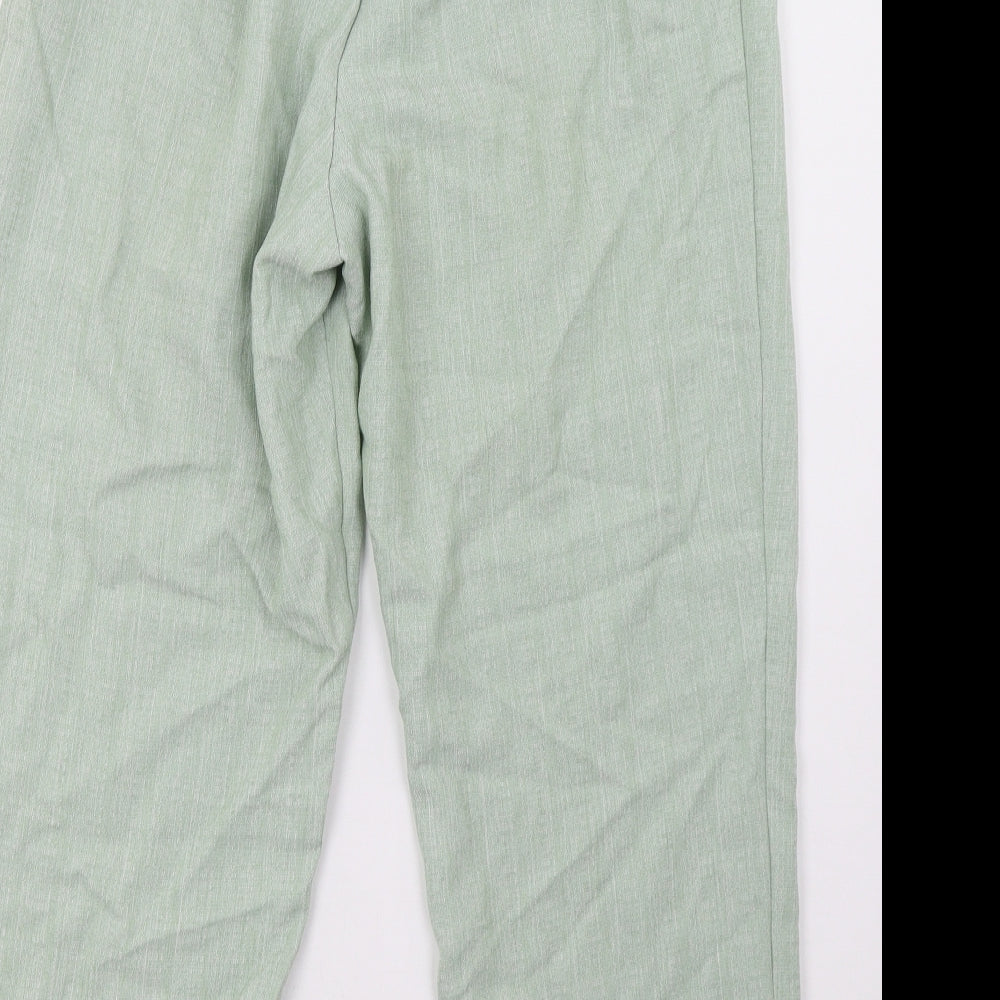Preworn Womens Green   Trousers  Size 6 L26 in