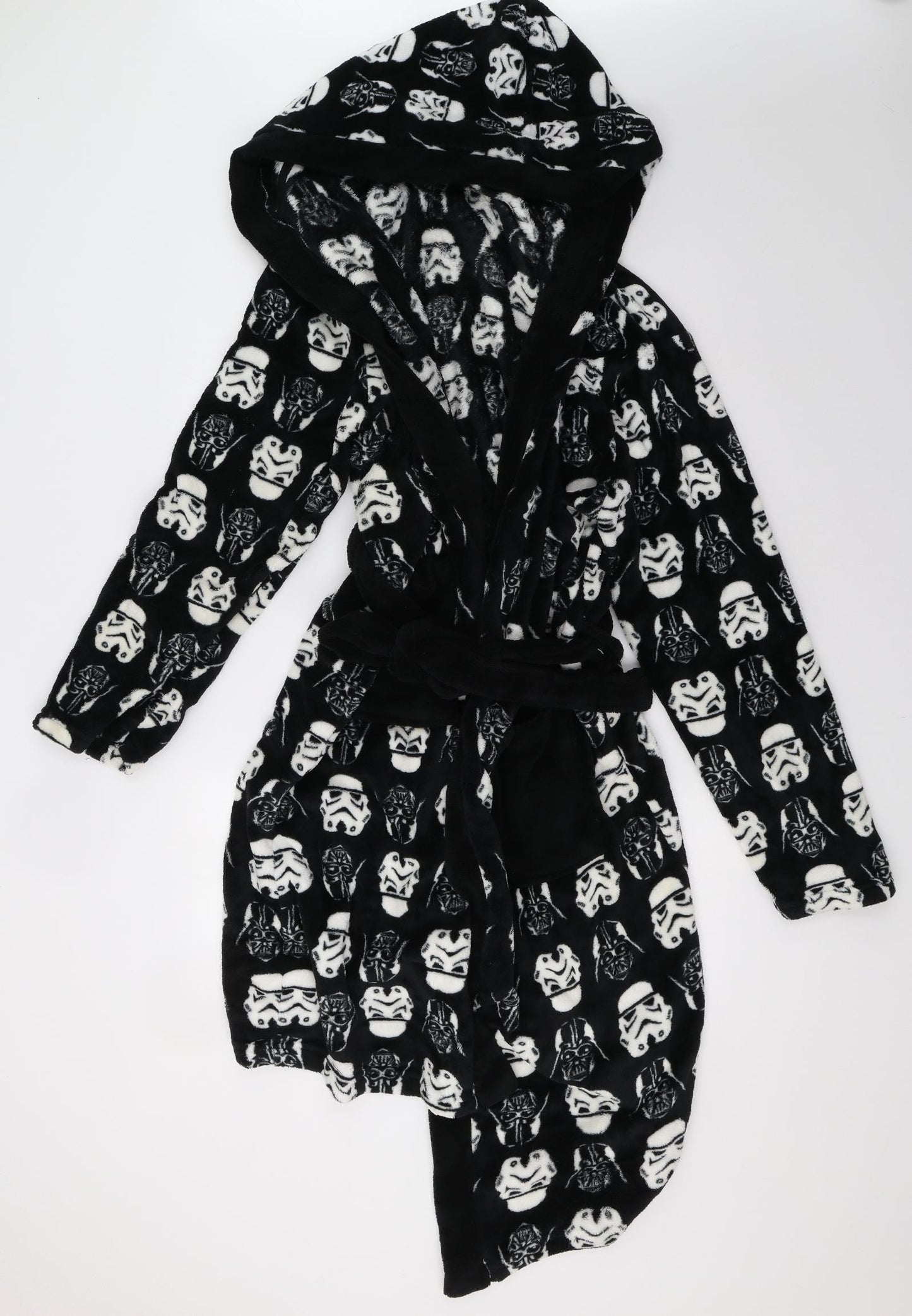 Primark Mens Black Polka Dot   Gown Size M