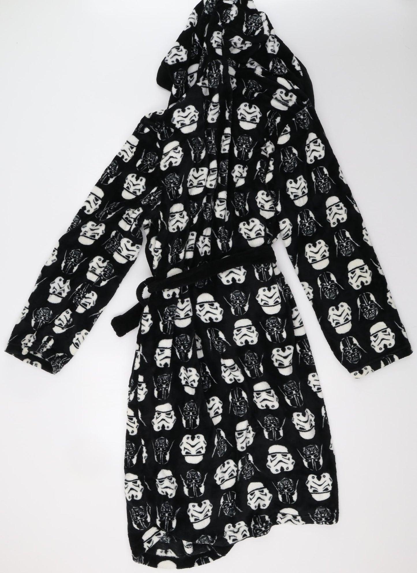 Primark Mens Black Polka Dot   Gown Size M