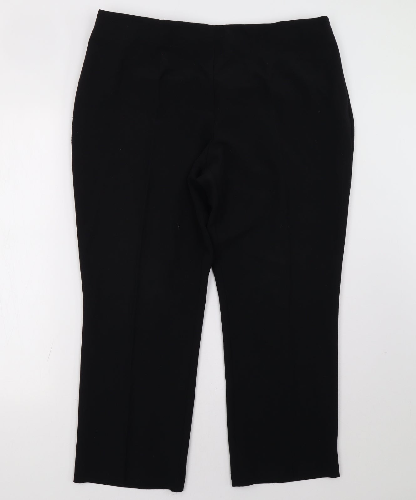 Marks and Spencer Womens Black   Trousers  Size 16 L28 in