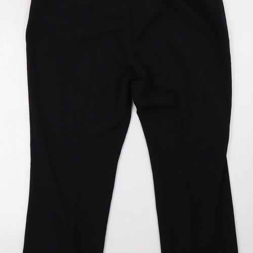 Marks and Spencer Womens Black   Trousers  Size 16 L28 in
