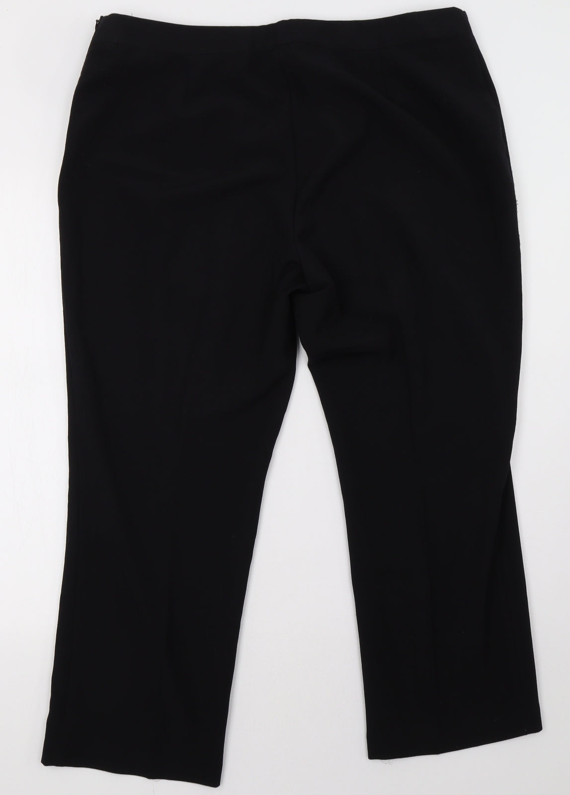 Marks and Spencer Womens Black   Trousers  Size 16 L28 in