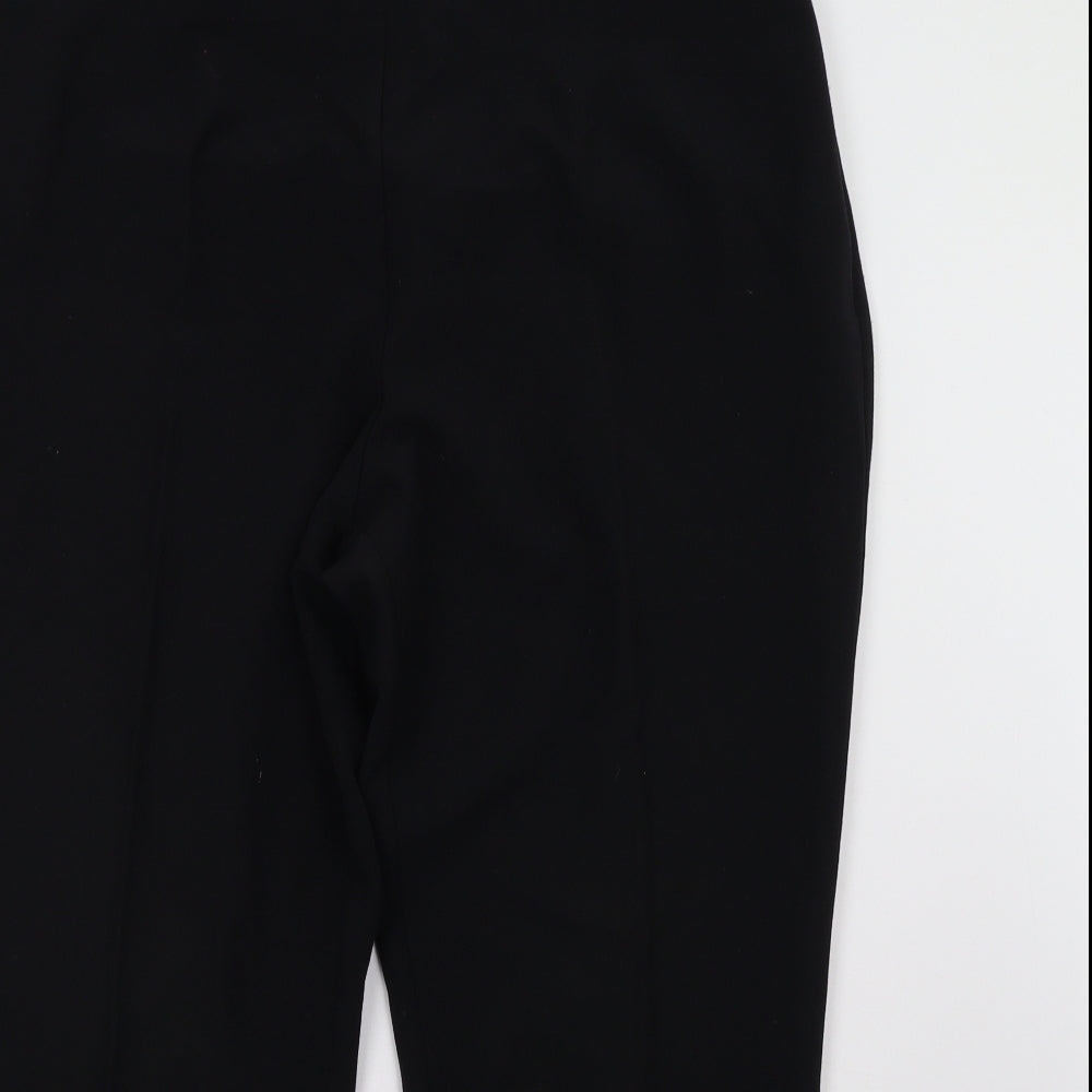 Marks and Spencer Womens Black   Trousers  Size 16 L28 in