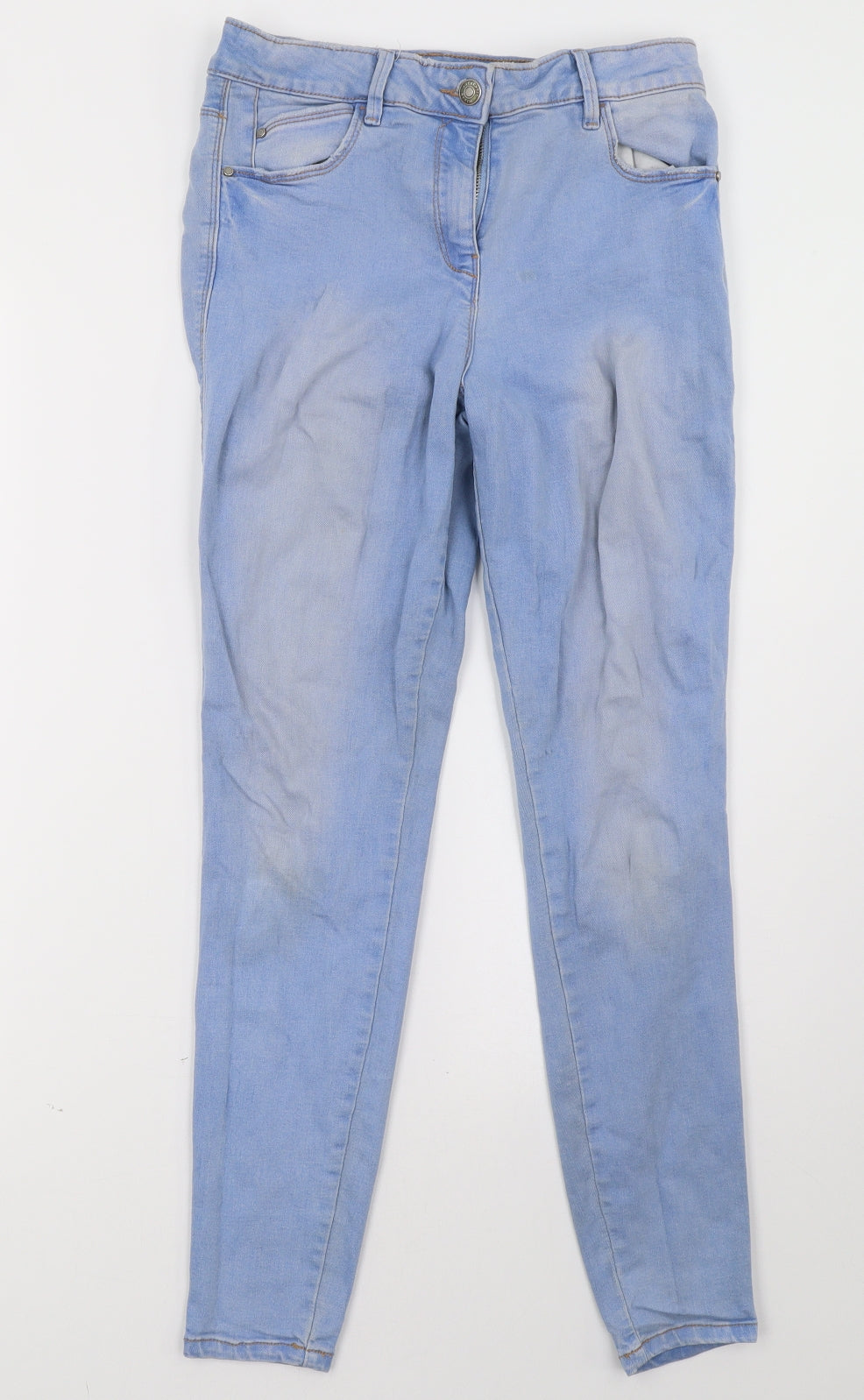 Matalan Womens Blue  Denim Skinny Jeans Size 12 L30 in