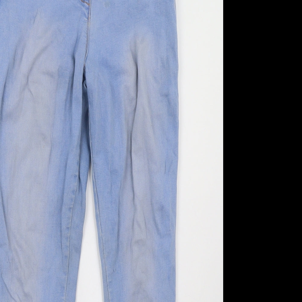 Matalan Womens Blue  Denim Skinny Jeans Size 12 L30 in