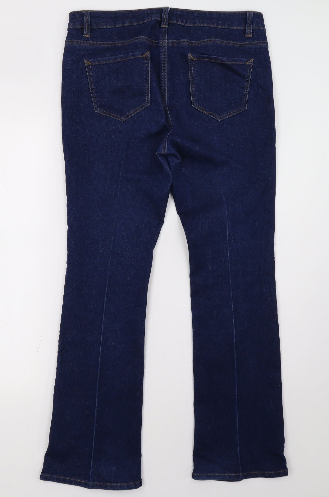 George Womens Blue  Denim Bootcut Jeans Size 14 L32 in