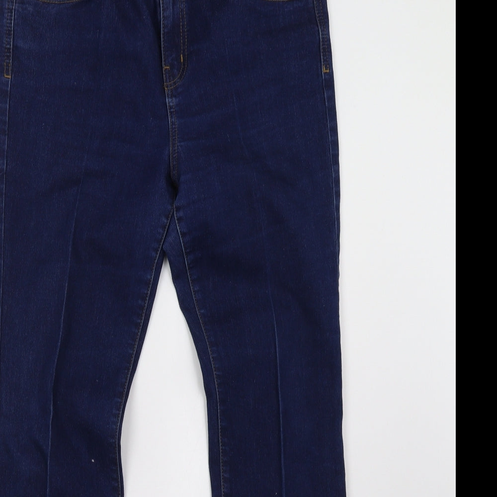 George Womens Blue  Denim Bootcut Jeans Size 14 L32 in