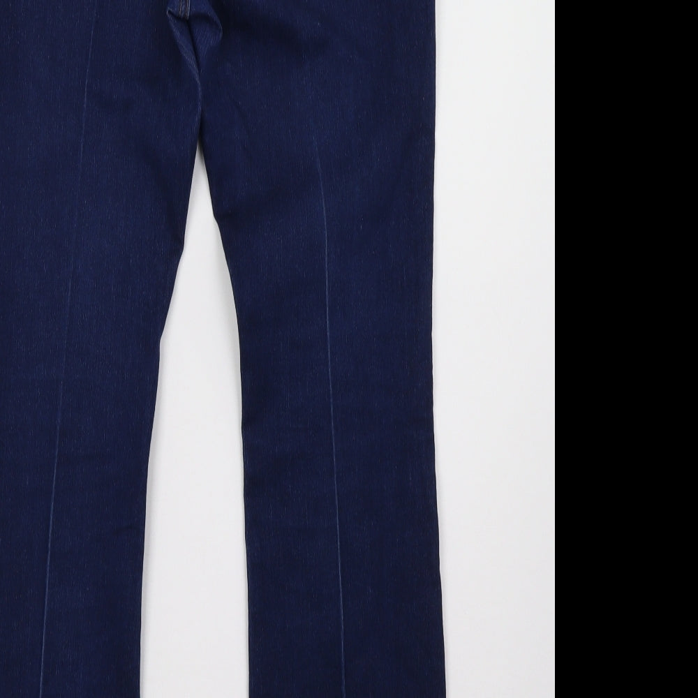 George Womens Blue  Denim Bootcut Jeans Size 14 L32 in