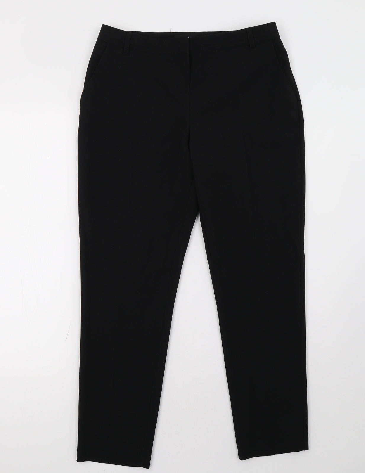 Peacocks Womens Black   Trousers  Size 10 L30 in