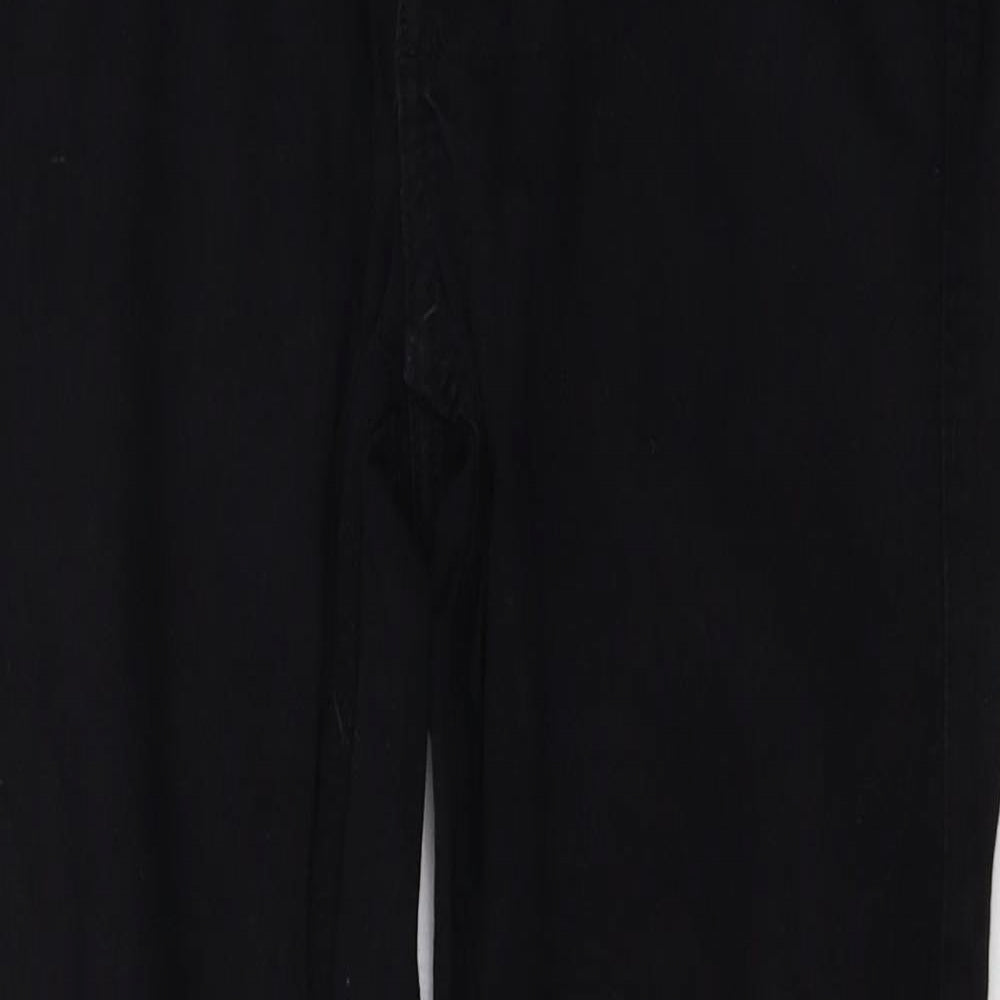 H&M Womens Black  Denim Jegging Trousers Size 10 L30 in