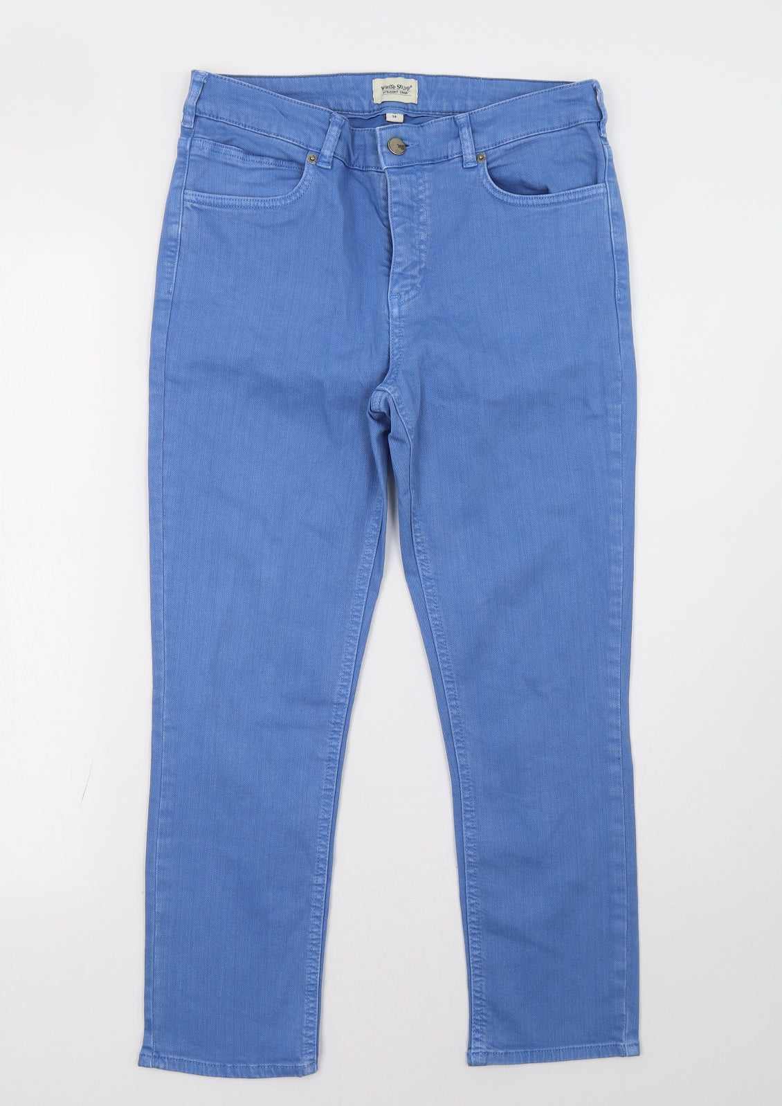 White Stuff Womens Blue  Denim Straight Jeans Size 30 L26 in