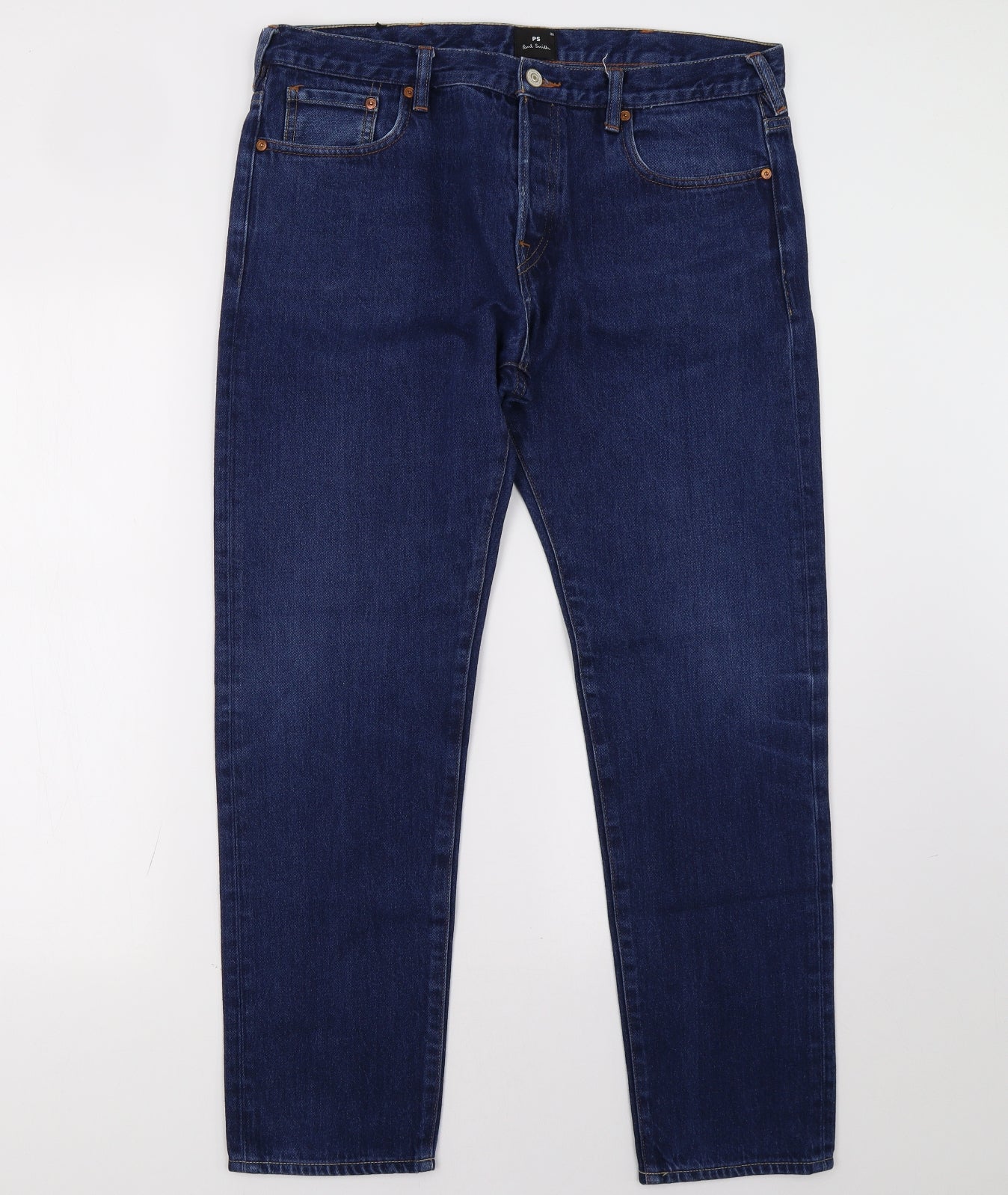 Paul Smith Mens Blue  Denim Straight Jeans Size 36 L30 in
