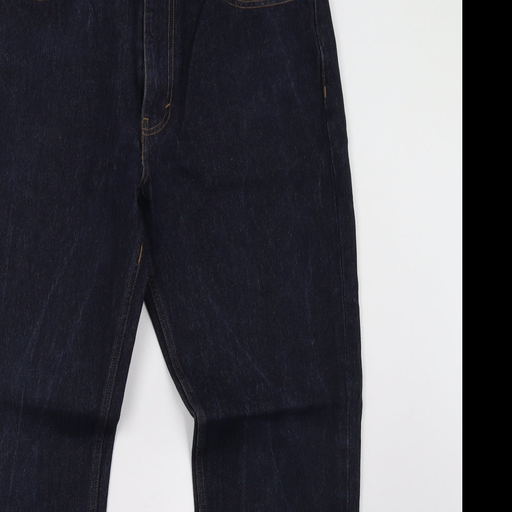 levis Mens Blue  Denim Straight Jeans Size 36 L32 in