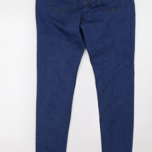 Golddigga Womens Blue  Denim Skinny Jeans Size 14 L34 in