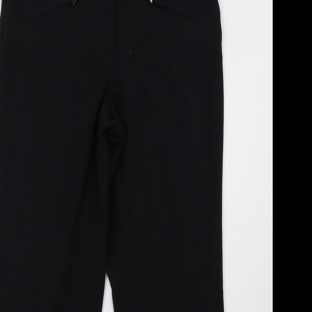 Marks and Spencer Womens Black   Trousers  Size 10 L29 in