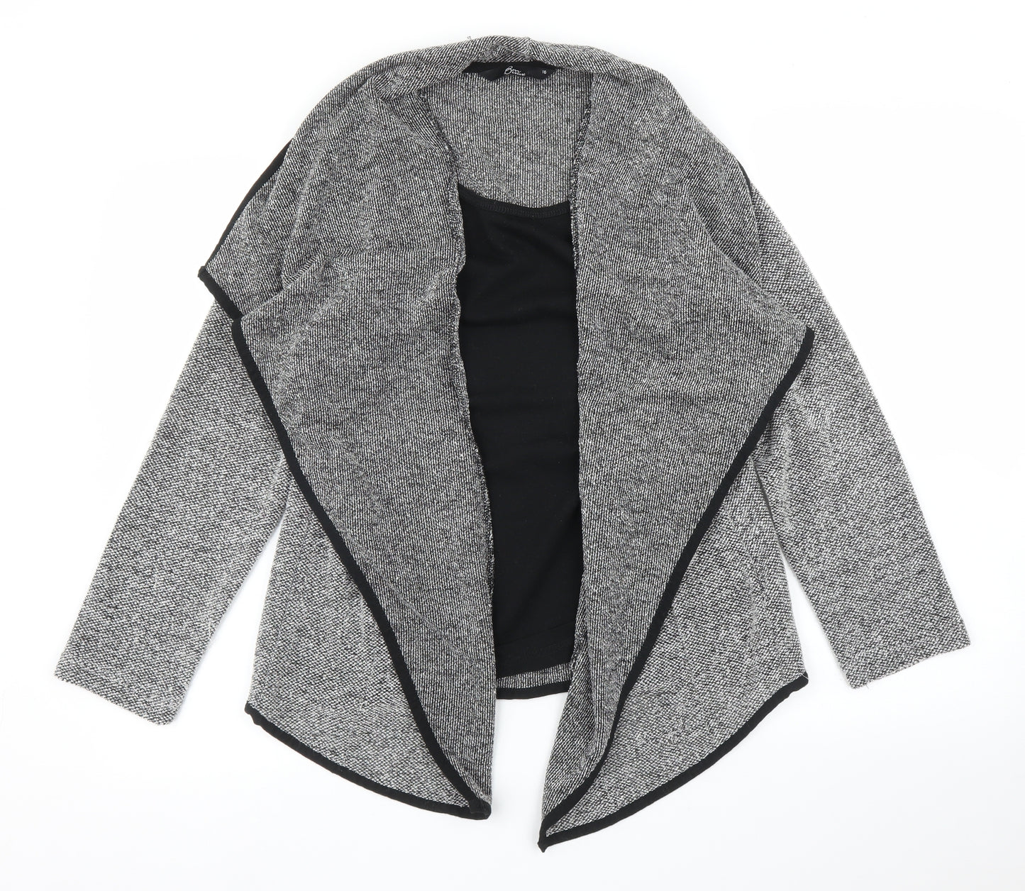 BM Womens Grey   Cardigan Jumper Size 16